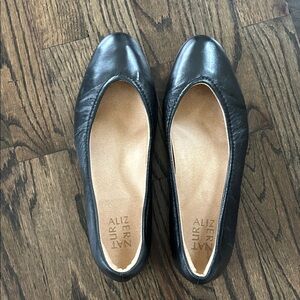 Naturalizer Black Leather Women's ballet flats
